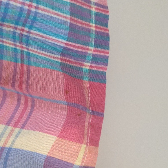 Vintage Plaid / Madras Short (8) Coastal Grandma - Picture 11 of 12